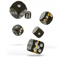 Oakie Doakie Dice Set D6 Enclave: Amber (12 stuks)