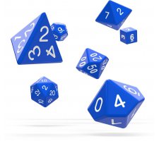 Oakie Doakie Dice Set RPG Solid: Blue (7 stuks)