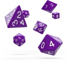 Oakie Doakie Dice Set RPG Solid: Purple (7 stuks)