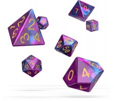 Oakie Doakie Dice Set RPG Gemidice: Amethyst (7 pieces)