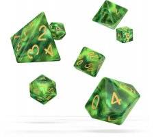 Oakie Doakie Dice Set RPG Gemidice: Jungle (7 pieces)