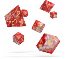 Oakie Doakie Dice Set RPG Gemidice: Red Sky (7 stuks)