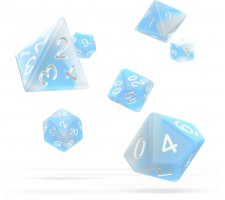 Oakie Doakie Dice Set RPG Glow in the Dark: Arctic (7 pieces)