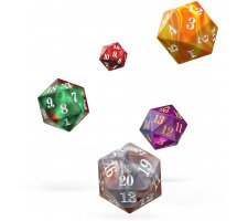 Oakie Doakie Dice Set D20 Spindown Gemidice (5 stuks)