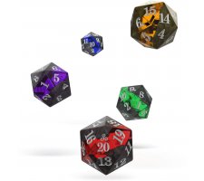 Oakie Doakie Dice Set D20 Spindown Enclave (5 pieces)