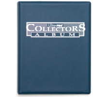 4 Pocket Portfolio Collectors Blue