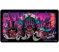 Playmat Black Stitched Kamigawa: Neon Dynasty