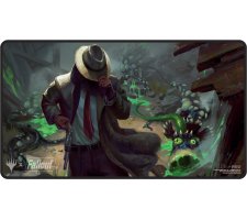 Ultra Pro Magic: the Gathering Universes Beyond - Fallout Black Stitched Commander Playmat: Mysterious Stranger