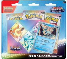 Pokemon scarlet & violet prismatic evolutions tech sticker blister: glaceon