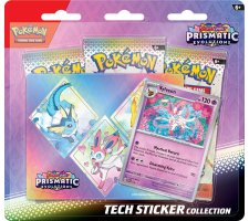 Pokemon scarlet & violet prismatic evolutions tech sticker blister: sylveon