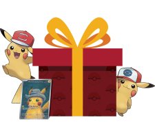Pokémon Mystery van Gogh Box (with Pikachu with Gray Felt Hat)