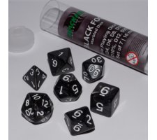 Role Playing Dice Set Black Fog (7-part)