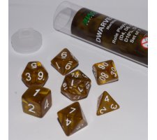 Role Playing Dice Set Dwarven Gold (7-part)