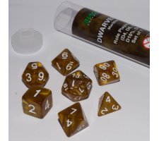 Role Playing Dice Set Dwarven Gold (7-delig)