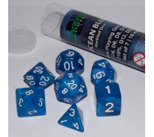 Role Playing Dice Set Ocean Blue (7-part)