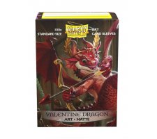Dragon Shield Art Sleeves Matte Valentine 2020 Dragon (100 stuks)