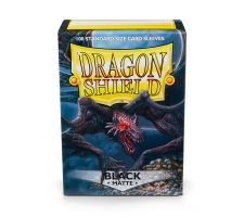 Dragon Shield Sleeves Matte Black (100 stuks)