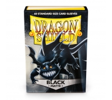 Dragon Shield Sleeves Matte Black (60 pieces)