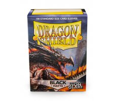 Dragon Shield Sleeves Matte Black Non-Glare (100 pieces)