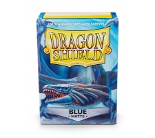 Dragon Shield Sleeves Matte Blue (100 pieces)