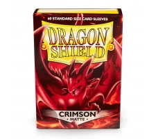 Dragon Shield Sleeves Matte Crimson (60 pieces)