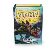 Dragon Shield Sleeves Matte Green (100 pieces)