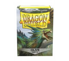 Dragon Shield Sleeves Matte Olive (100 stuks)