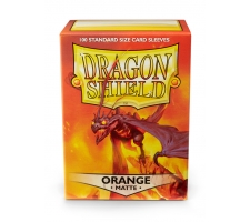 Dragon Shield Sleeves Matte Orange (100 pieces)