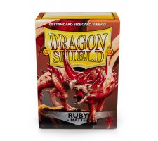 Dragon Shield Sleeves Matte Ruby (100 pieces)