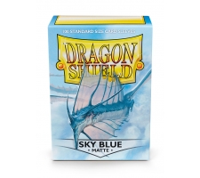Dragon Shield Sleeves Matte Sky Blue (100 stuks)