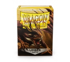 Dragon Shield Sleeves Matte Umber (100 stuks)