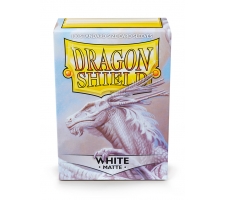 Dragon Shield Sleeves Matte White (100 pieces)