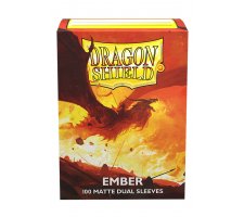 Dragon Shield Sleeves Dual Matte - Ember (100 pieces)