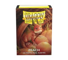 Dragon Shield Sleeves Dual Matte - Peach (100 stuks)