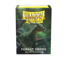 Dragon Shield - Sleeves Matte: Forest Green (100 pieces)