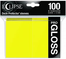 Eclipse Gloss Deck Protectors Lemon Yellow (100 pieces)