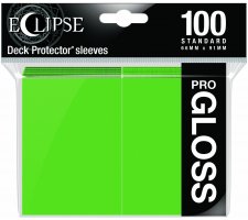 Eclipse Gloss Deck Protectors Lime Green (100 pieces)