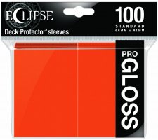 Eclipse Gloss Deck Protectors Pumpkin Orange (100 pieces)