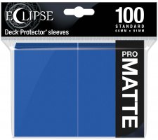 Eclipse Matte Deck Protectors Pacific Blue (100 pieces)