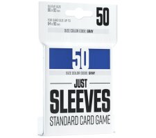 Just Sleeves - Standard Card Game Sleeves: Blue (50 pieces)