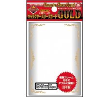 KMC Sleeves Character Sleeve Guard Floral Gold (60 pieces)