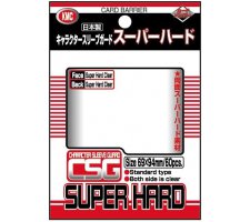 KMC Sleeves Character Sleeve Guard Super Hard Clear (60 stuks)