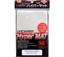 KMC Sleeves Hyper Matte Clear (80 stuks)