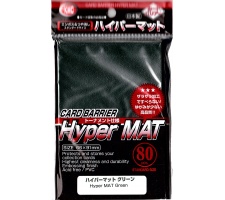 KMC Sleeves Hyper Matte Green (80 pieces)