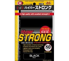 KMC Sleeves Hyper Strong Black (80 pcs)