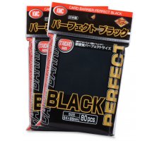 KMC Sleeves Perfect Size Sleeves Black (80 stuks)