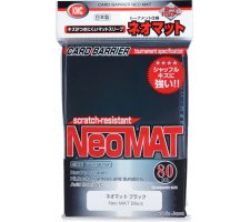 KMC Sleeves Neo Matte Black (80 stuks)