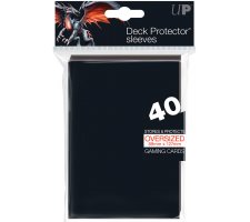 Sleeves Oversized Black (40 pieces)