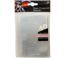 Sleeves Oversized Clear (40 pieces)