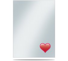 Deck Protector Covers Emoji: Heart (50 stuks)
